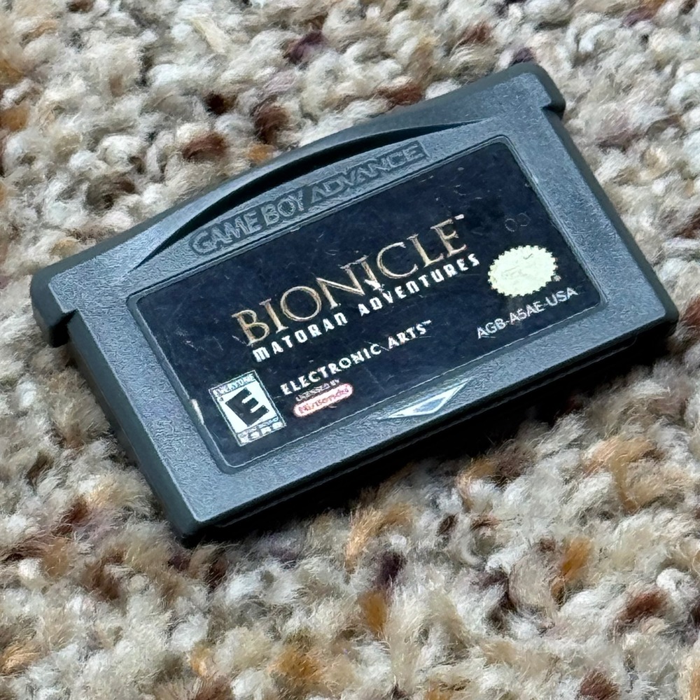 Bionicle Matoran Adventures Nintendo Game Boy Advance GBA EA AGB-A5AE-USA 2002